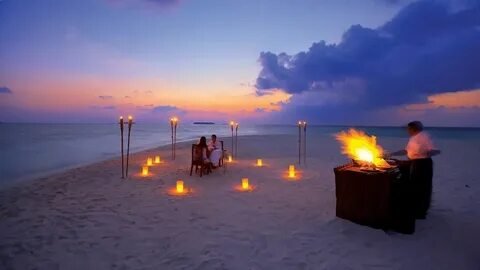 Candlelight Dinner Maldives Beach